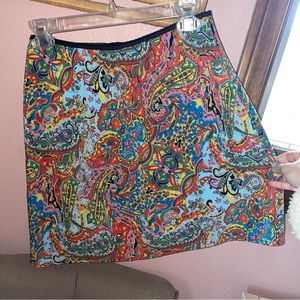 Colorful mini skirt M